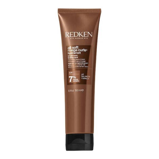 Blow By Alfredo - Redken all Soft Mega Curls Hydramelt Treatment, a Nourishing Leave-In Formula, Ideal for Severely Dry Curls and Coils