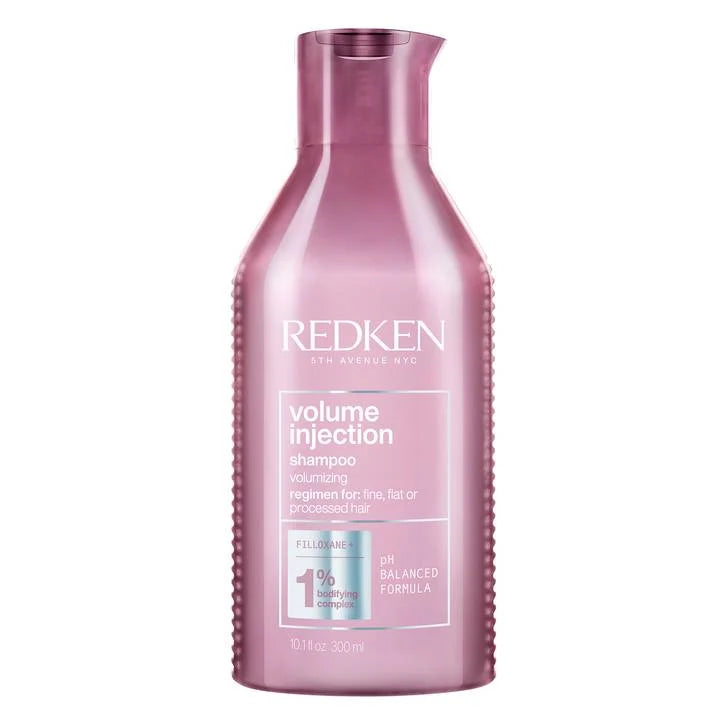 Redken Volume Injection Shampoo, a Volumizing Formula, Ideal for Fine or Processed Hair  